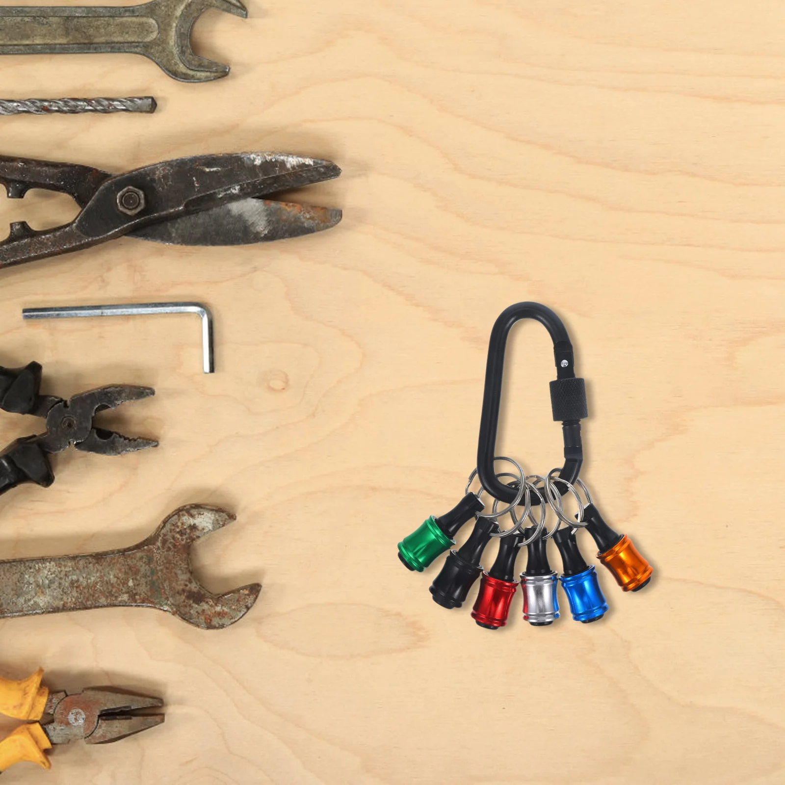 6 قطعة الفولاذ المقاوم للصدأ المقبس تمديد قضيب 1/4 بوصة الإفراج السريع بت حامل المفاتيح مقبض المحمولة مثقاب الخشب تمديد أداة