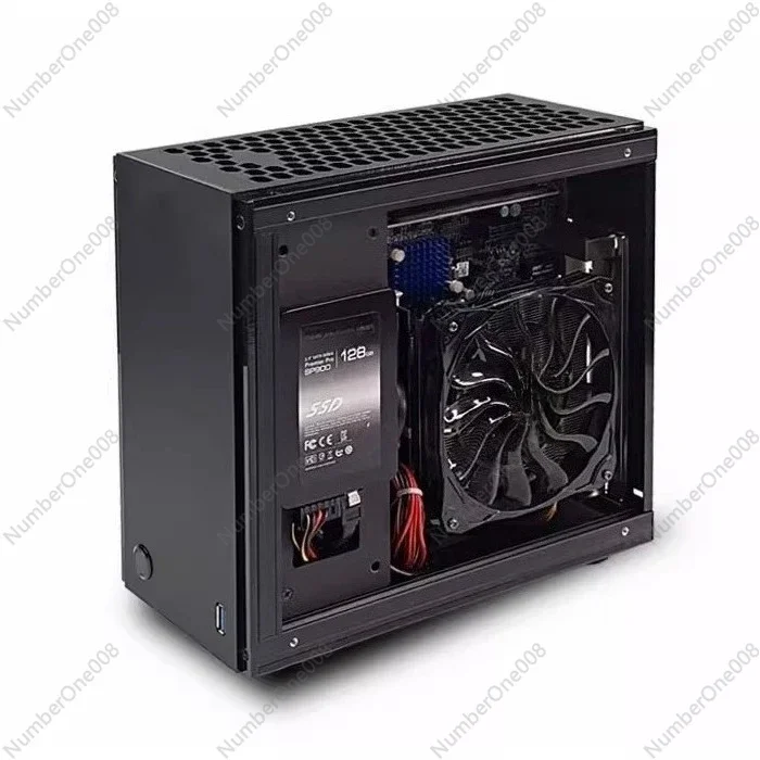 

A35S Mini-ITX Computer Case, SFX Power Supply Compatible, Transparent Side Panel, Small Form Factor PC Chassis for DIY Build