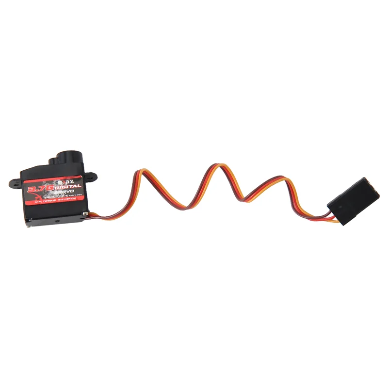 YSUN-Servo 3.7G Digitale Servomotor Hoge Snelheid Steering RC Servo Plastic Gear Servo Voor 1/16 1/18 1/24 RC Auto Boot Helikopter