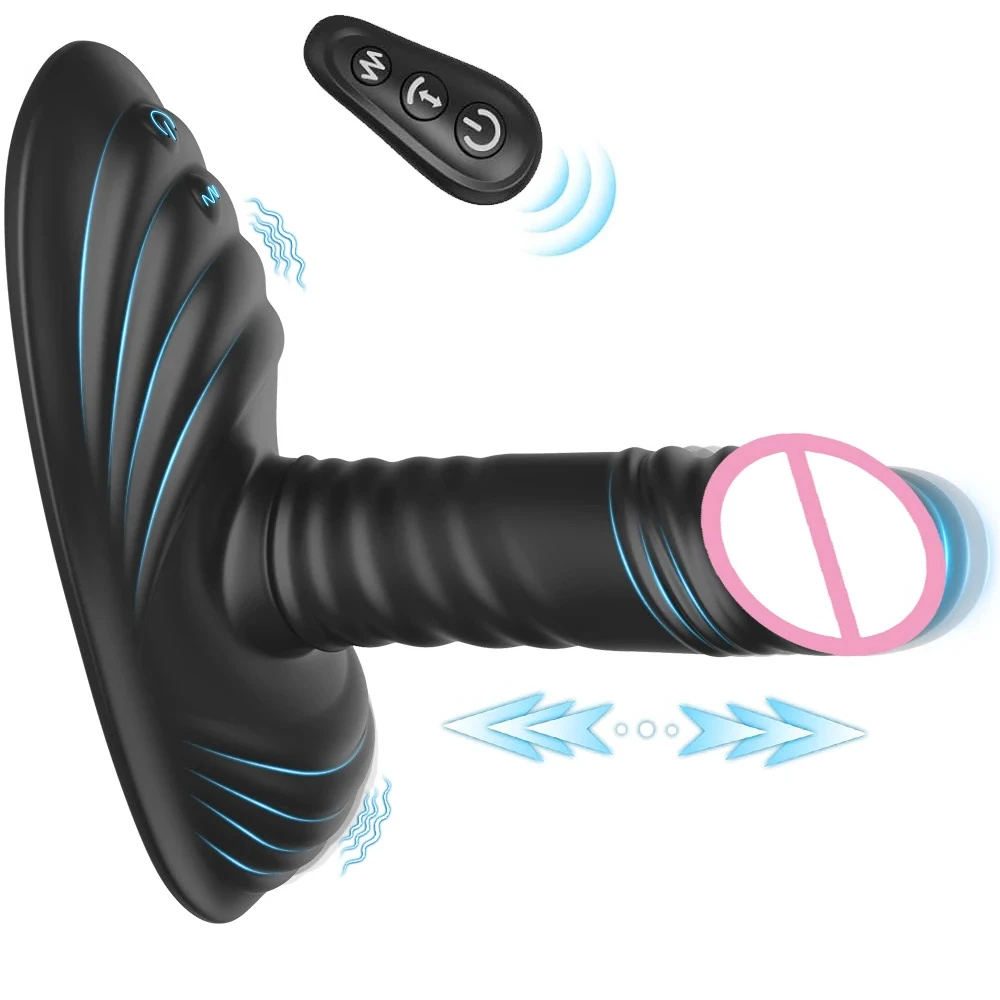 SCPowerful Dildo Vibrator 8 IN 1 Thrusting Remote Control G Spot Anal Vagina Stimulator Female Masturbator Sex Toys For Women Me