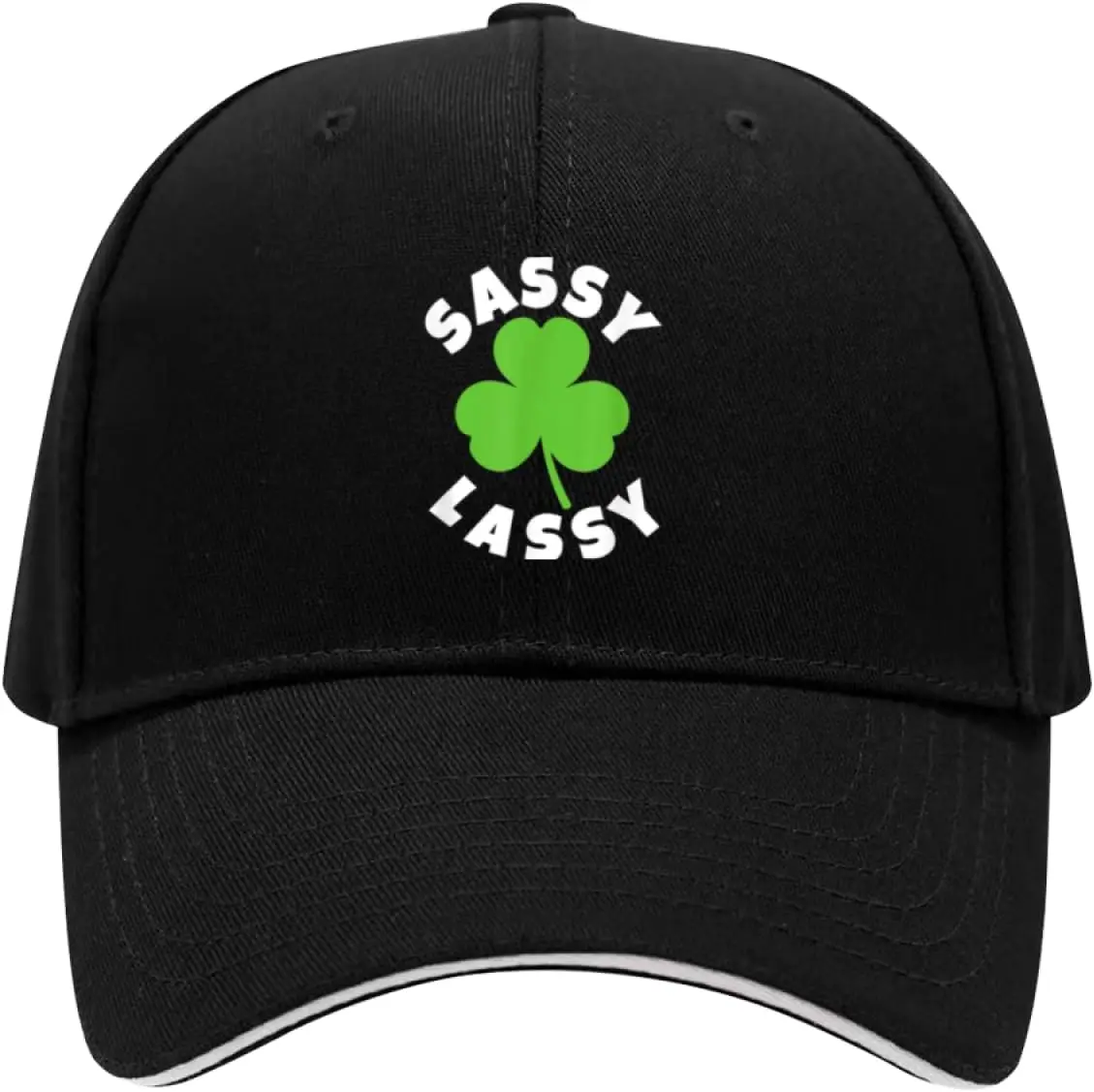 وقح لاسي سانت باتريك يوم شامروك قبعات البيسبول الكلاسيكية قابل للتعديل قبعة ساندويتش القبعات السوداء في الهواء الطلق قبعة سائق الشاحنة