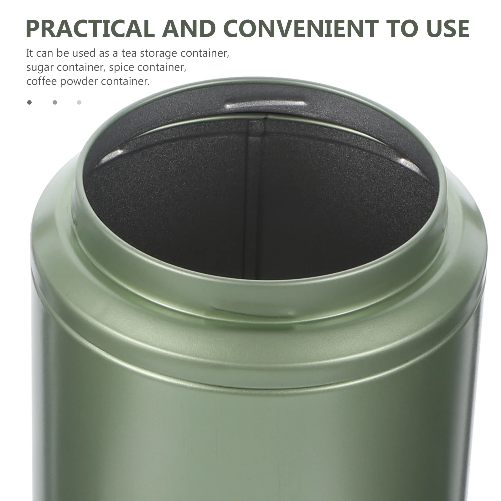 

Tea Canister Gift Box Airtight Metal Tin For Loose Leaf Tea Coffee Storage Kitchen Organizer Portable Food Container Small