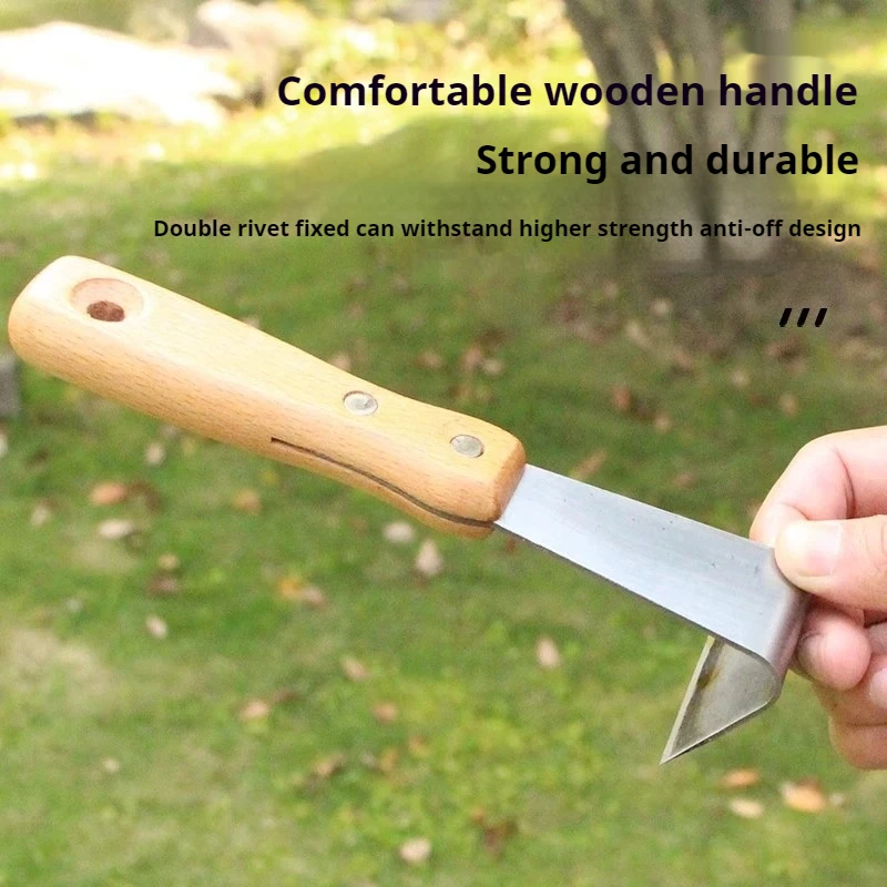 Multipurpose Garden Tools: Bark Scraper & Grafting Knife for Efficient Necrotic Bark Removal, Fruit Tree Peeling, and Care