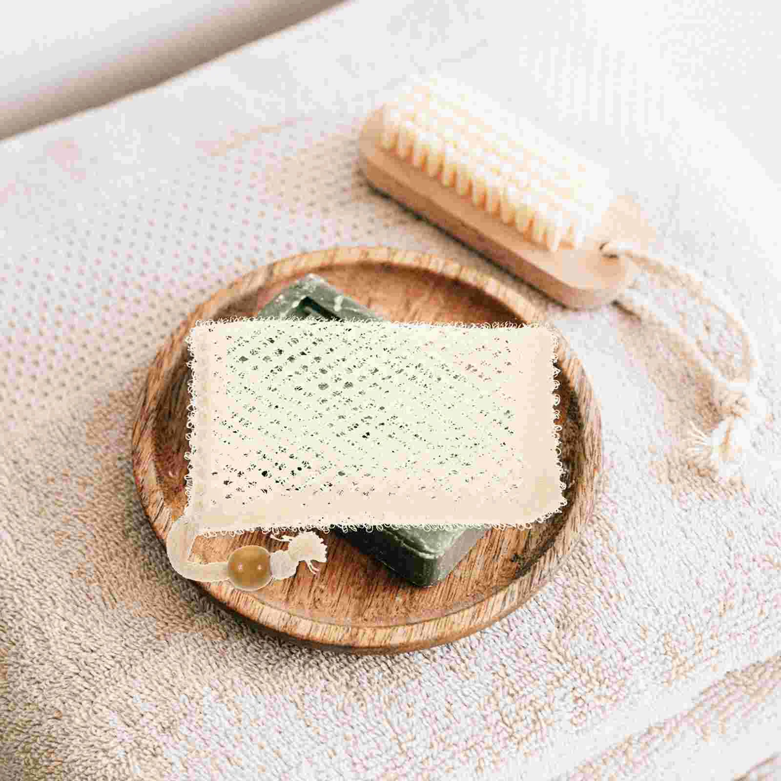 Zeepschuim Mesh Tas Exfoliërende Zeepspaarzak Exfoliator Spons Zeepzakje Baden Schrobben Bubble Bag Nylon Mesh Tas