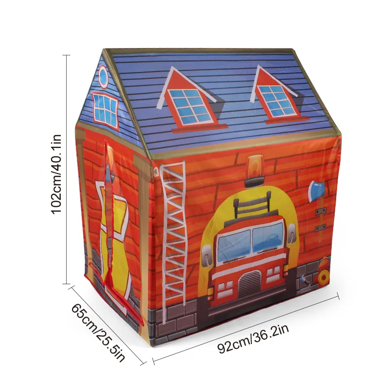 1 لعبة خيمة للأطفال على شكل بيت حيوانات الغابة، مسرح على شكل غابة، خيمة لعب تظاهرية للبنين والبنات، مسرح ألعاب ممتعة ومتينة للأطفال، أفضل هدية لعيد الميلاد والعطلات، لعبة الشاطئ #6