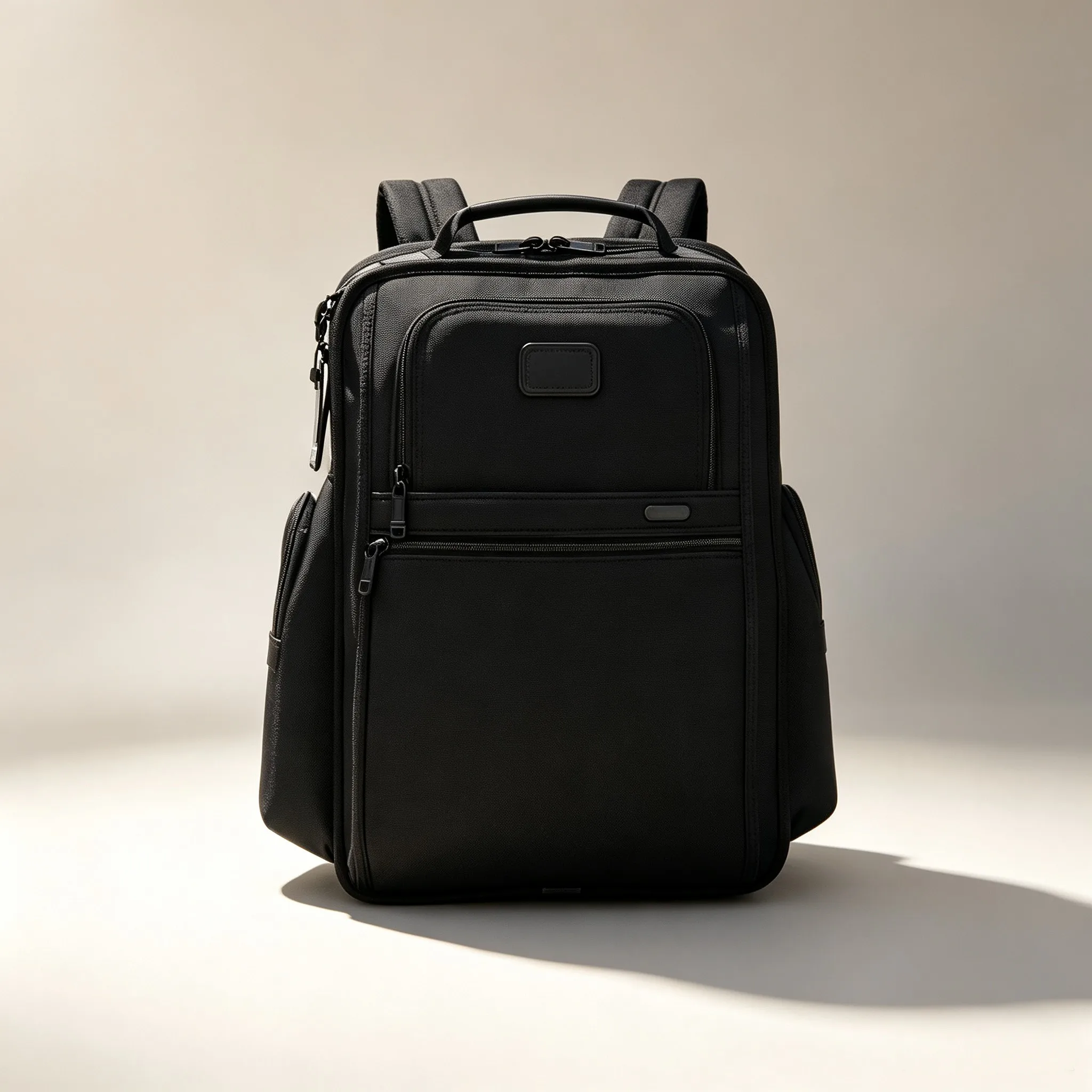 Men’s Durable Nylon Business Backpack, Large Laptop Rucksack for Travel, Spacious School Book Bag for Campus Daily Use view 5