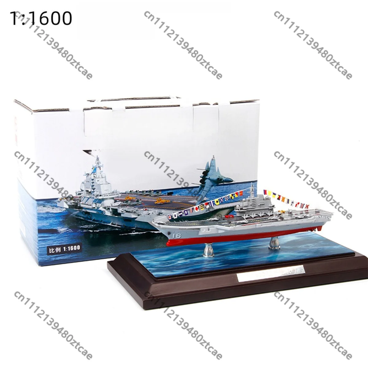 1:1600 Alloy Warship Model Aircraft Carrier Finished Military Ship Desktop Decoration Toy