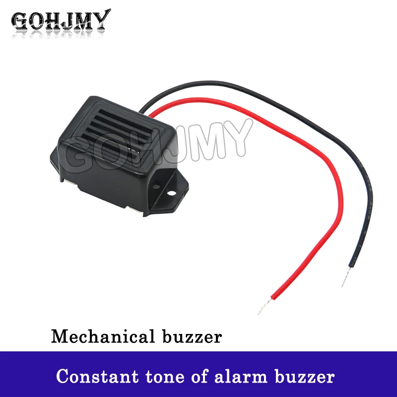 Alarm Buzzer DC 12V 85dB Mini Electronic Alarm Buzzers Constant Tone