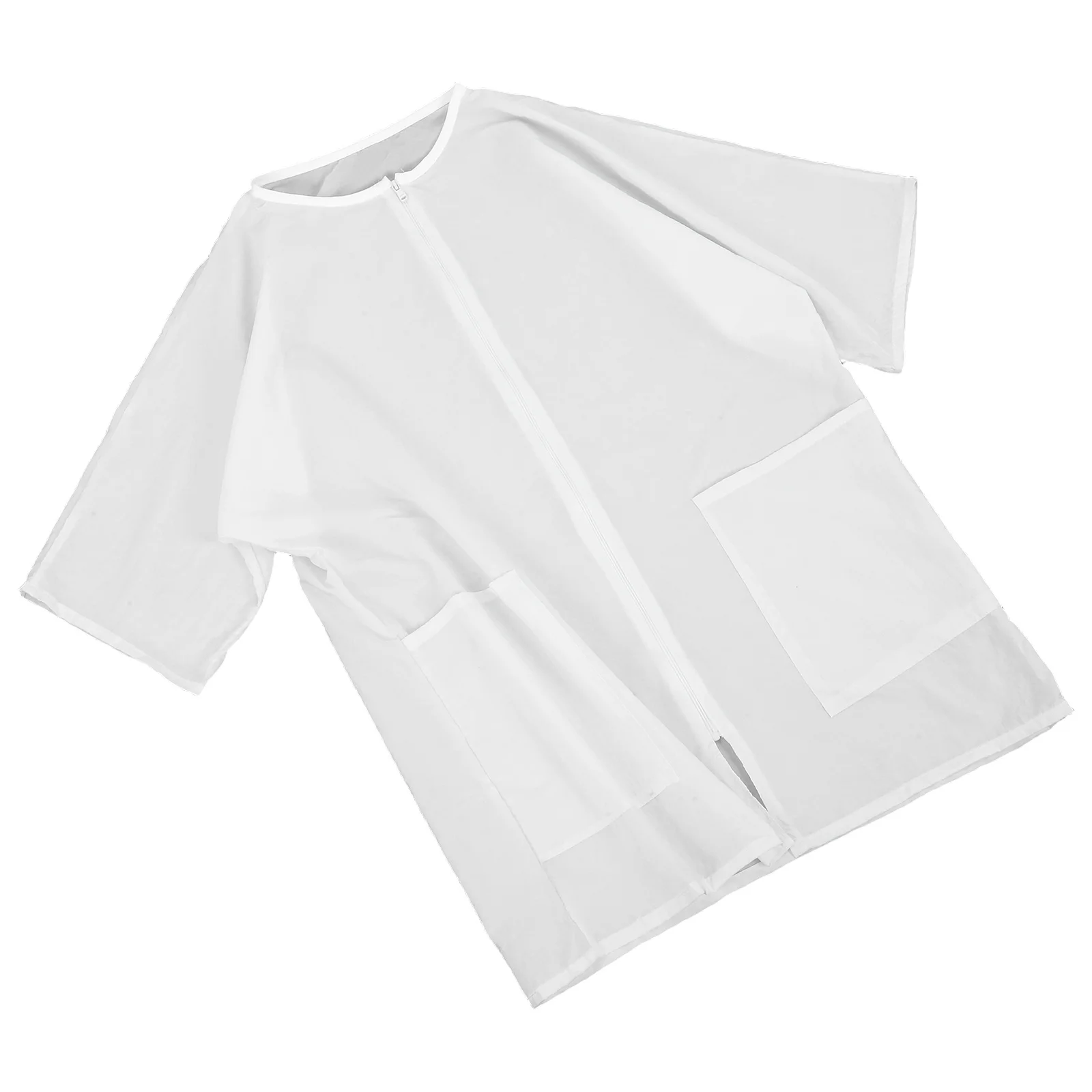 Veste de toilettage blanche pour animaux de compagnie, imperméable, antistatique, blouse de travail pour hôpitaux d'animaux, écoles, conception multi-poches, coiffeur, toilettage