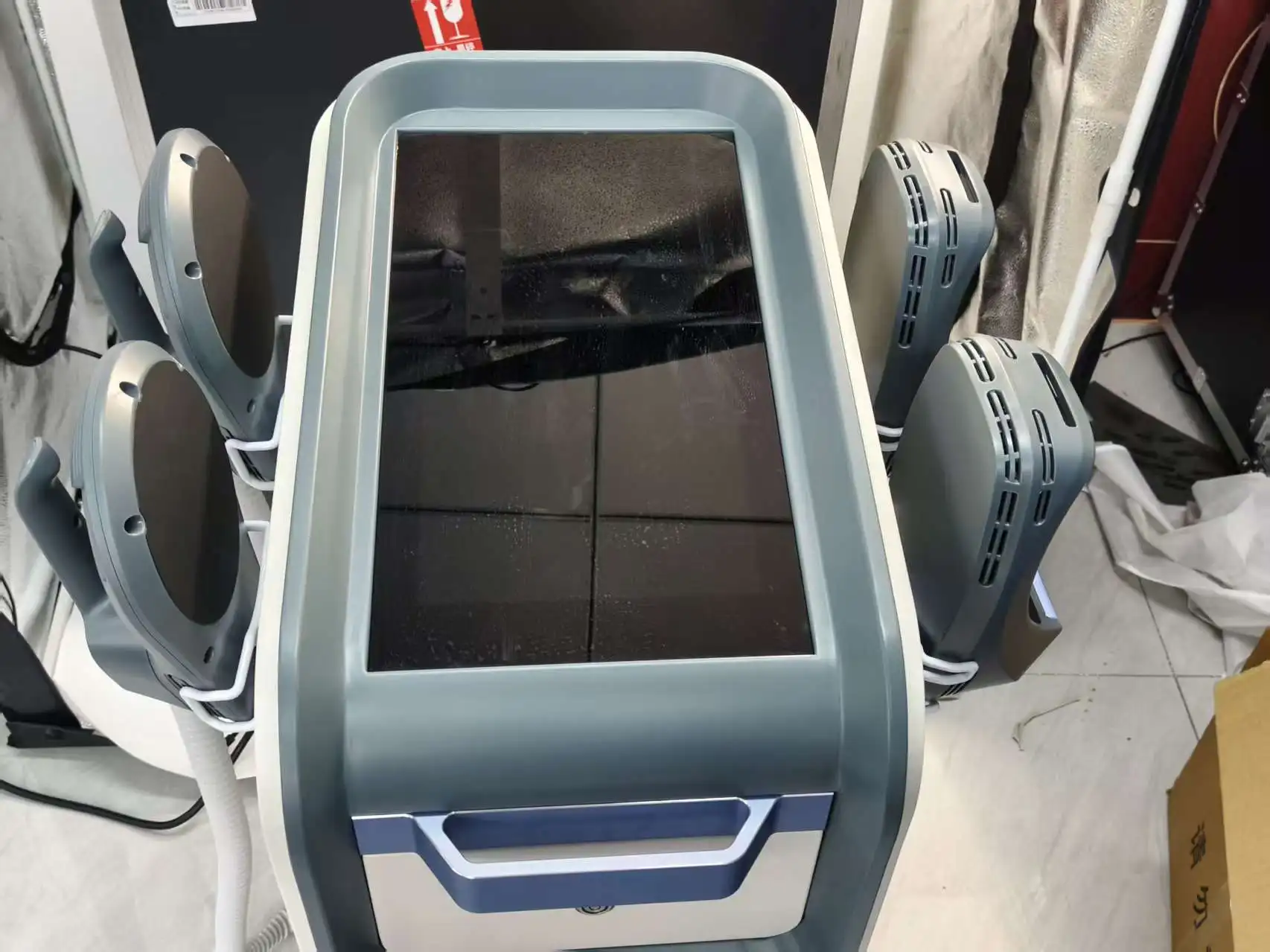 

RF EMS машина для моделирования тела, новый скульптурный массажер для похудения, электромагнитное устройство для стимуляции мышц для похудения MYOslim