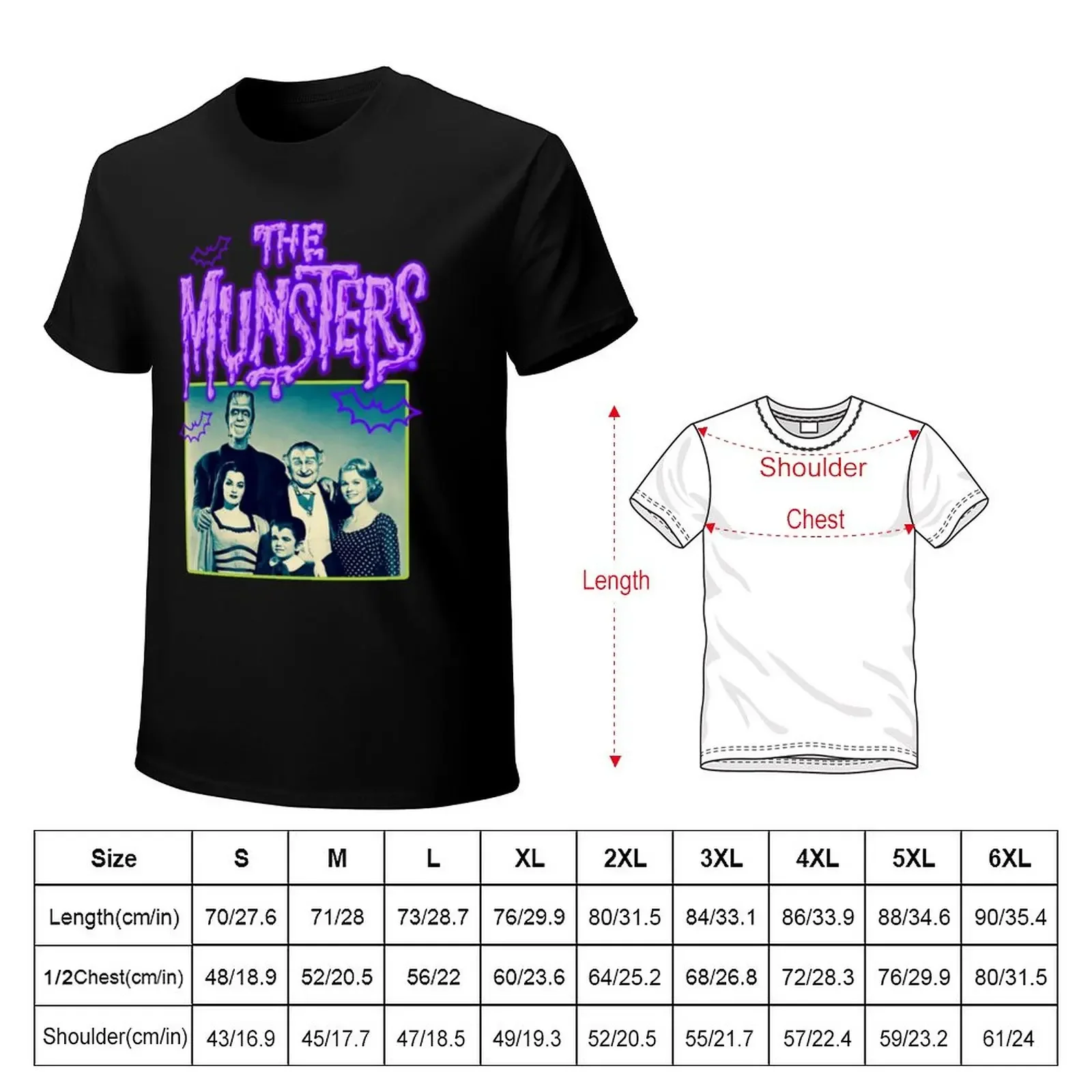 The Munsters T-Shirt summer tops customizeds plain white t shirts men