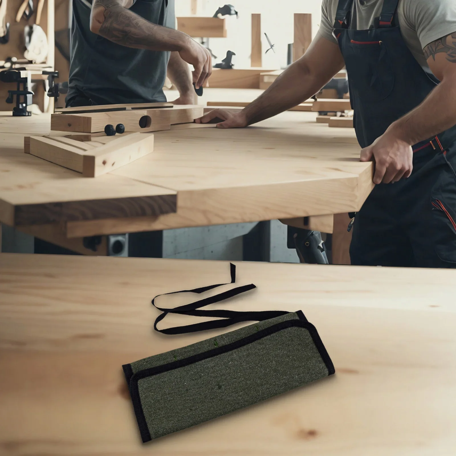 Bolsa de almacenamiento de herramientas colgante con diseño de bolsillos, almacenamiento práctico, destornilladores de construcción fiables, organizador de llaves