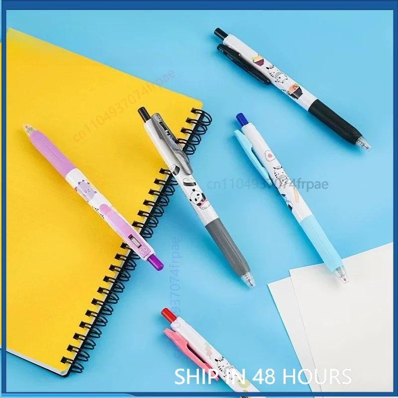 For ZEBRA SARASA CLIP JJ15‑KA Animal Limited Gel Pen 0.5mm Black Carbon Ink Exam‑Use Replaceable JF‑0.5 Refill Stationery（5pcs）