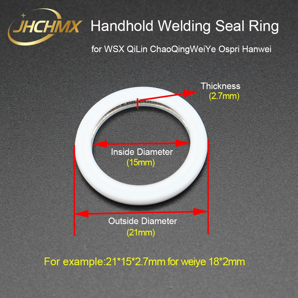 JHCHMX Laser HandHolder Welding Gun Protective Lens Seal Spring Ring for 18/20*2 20*3/4 Chaoqiangweiye WSX QiLin HanWei Head