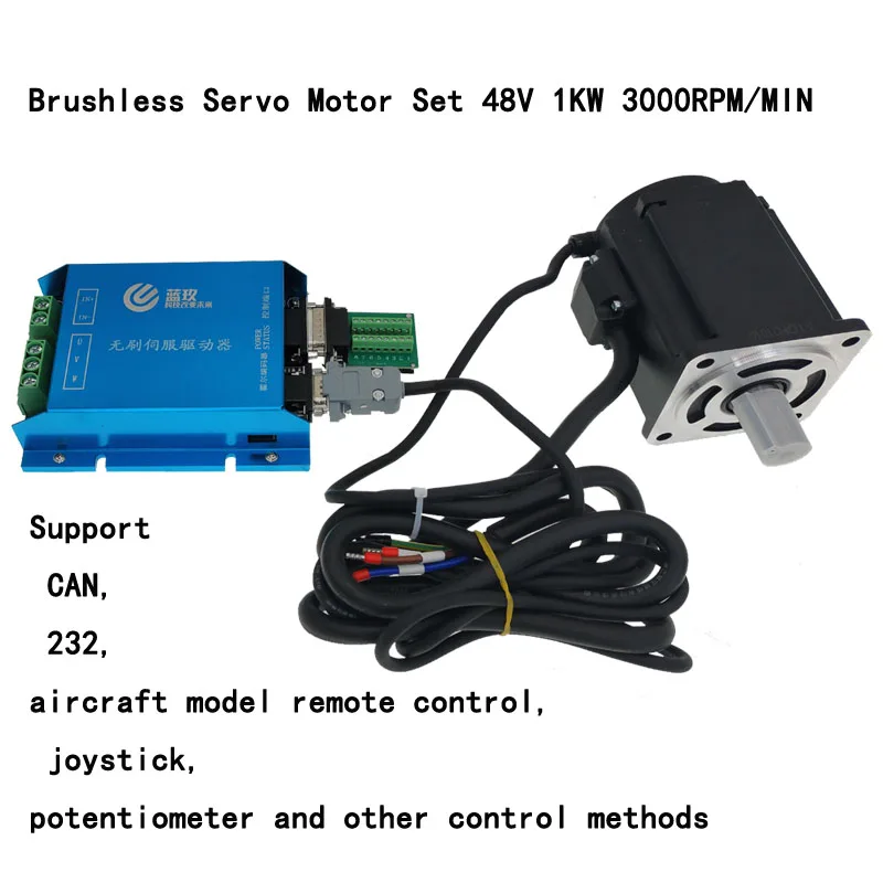 Imagem -05 - Brushless Servo Grupo Motor com Can rs 232 Controlador 48v 1kw 300rpm