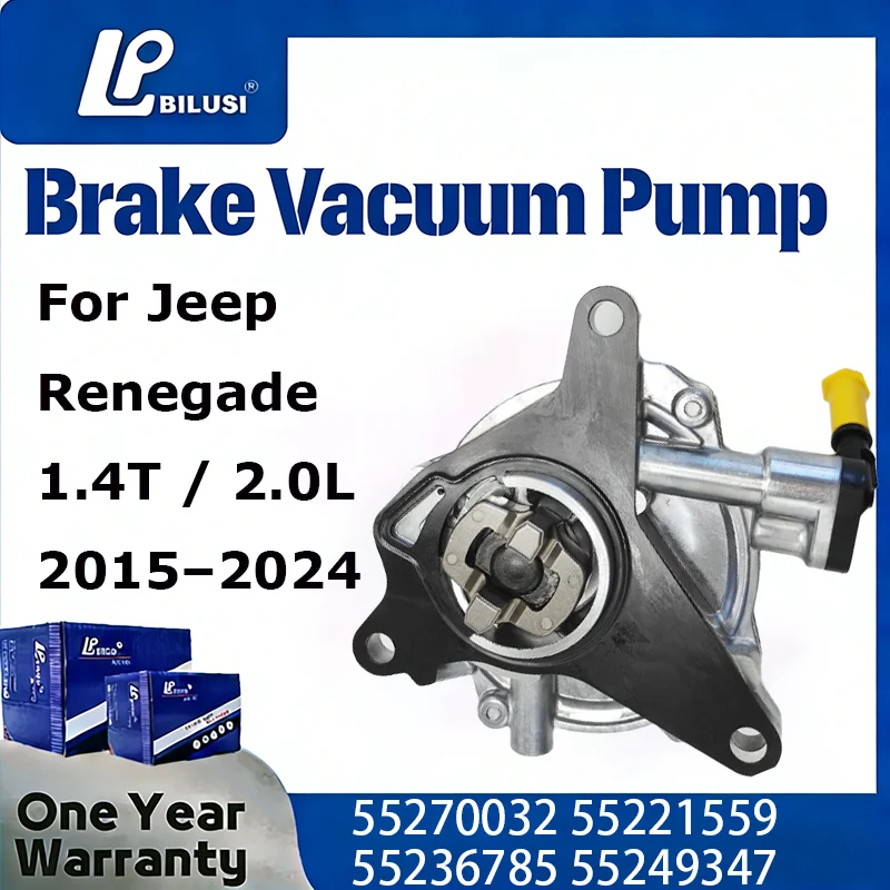 

BILUSI New 55270032 Brake Vacuum Pump For ABARTH 500C ALFA ROMEO GIULIETTA MITO FIAT 500 PUNTO LANCIA DELTA 55221559 55236785