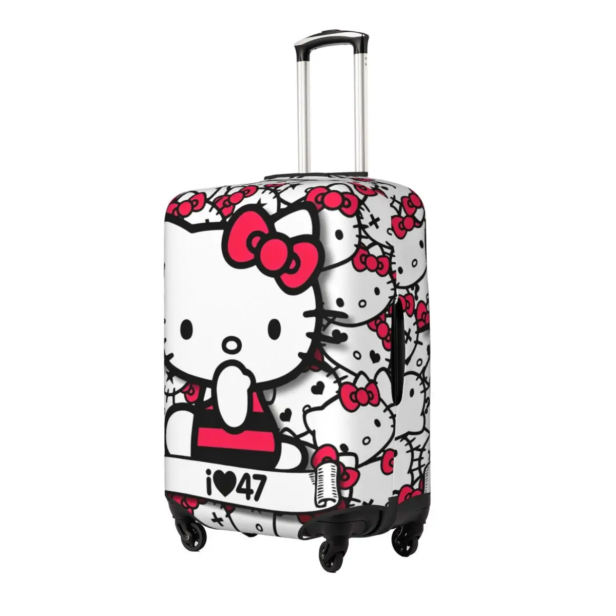 Hello kitty MINISO Suitcase Cover Holiday Practical Luggage Supplies Travel Protector