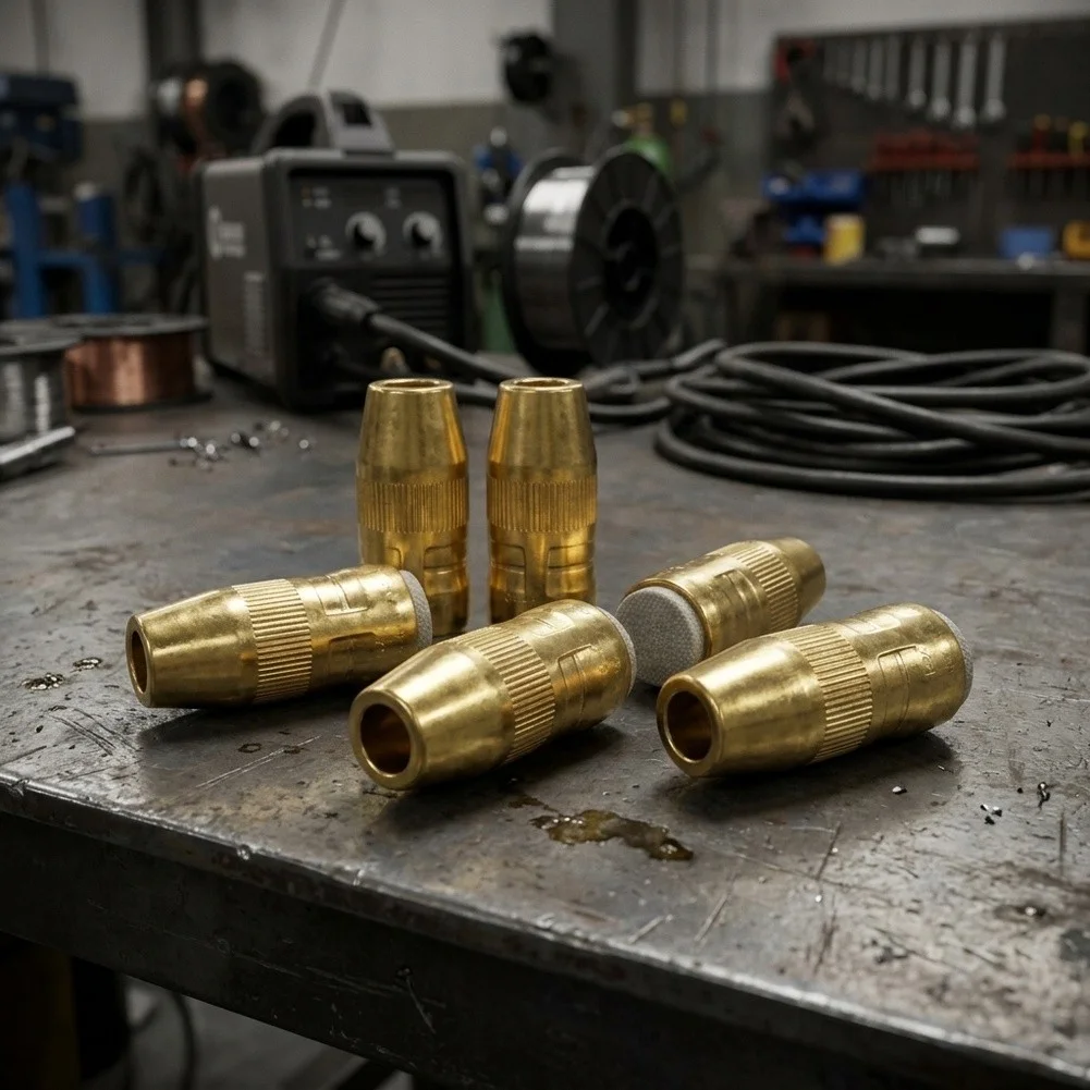 5 pack For Bernard NS1218B welding nozzle for slim for centerfire 12 inch 18 inch recessed brass tips fit For Bernard gas