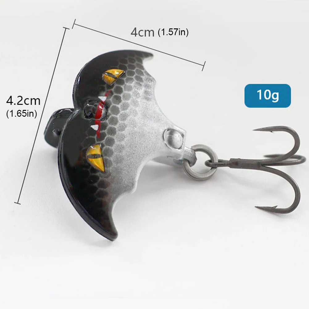 5 قطعة/صندوق الطعم الاصطناعي بيونيك الخفافيش الطعوم سويم الطعوم الصلبة الصيد الطعوم الصيد والعتاد ل باس