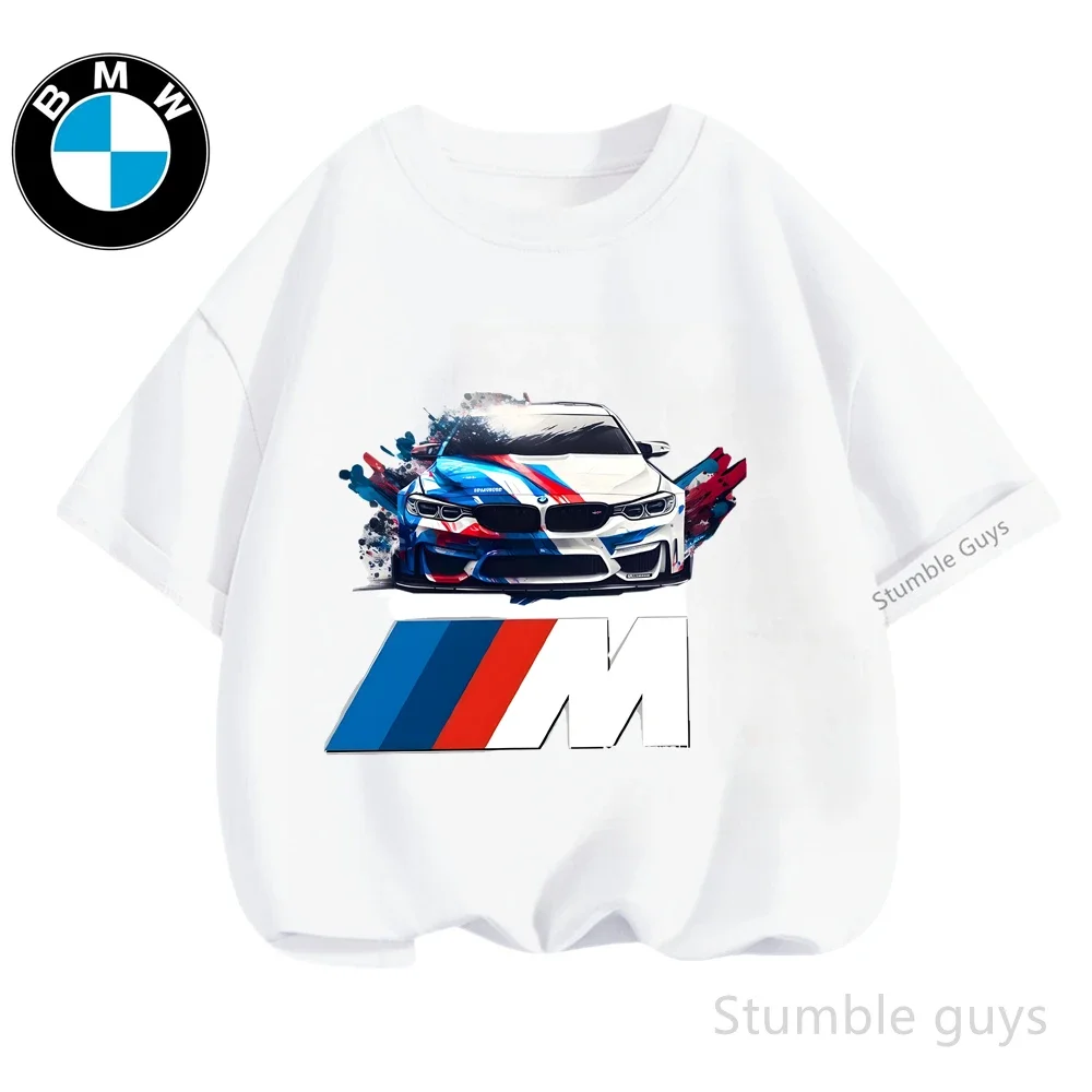 

Kids BMW T-Shirt Summer Boys Girls Casual Short Sleeve Street Trendy Top​