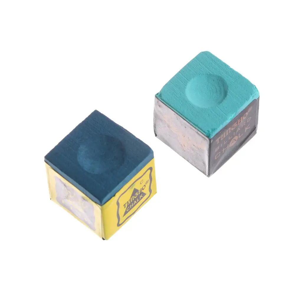 Square Calcium Carbonate No-slip Blue oily Billiards Accessories Tip Chalks Pool Cue Chalk Snooker Cue Chalk Billiard Chalk