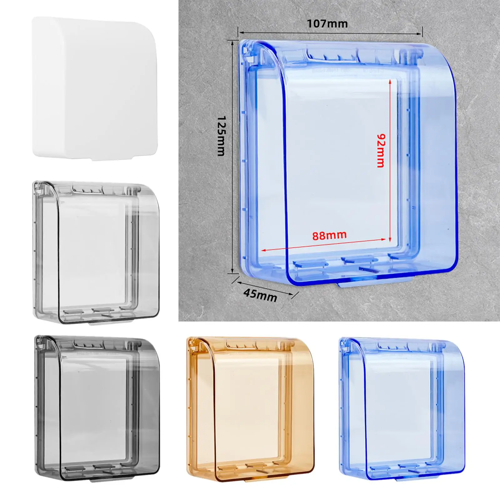Copertura per presa elettrica Custodia per presa elettrica Protezione per interruttore Copertura per presa tipo 86 Spina per cucina Hotel Officina interna