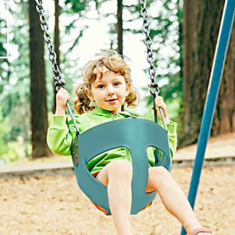 Outdoor disc parent-child kindergarten swing, park outdoor bird's nest adult swing chair, multi-person household toys
