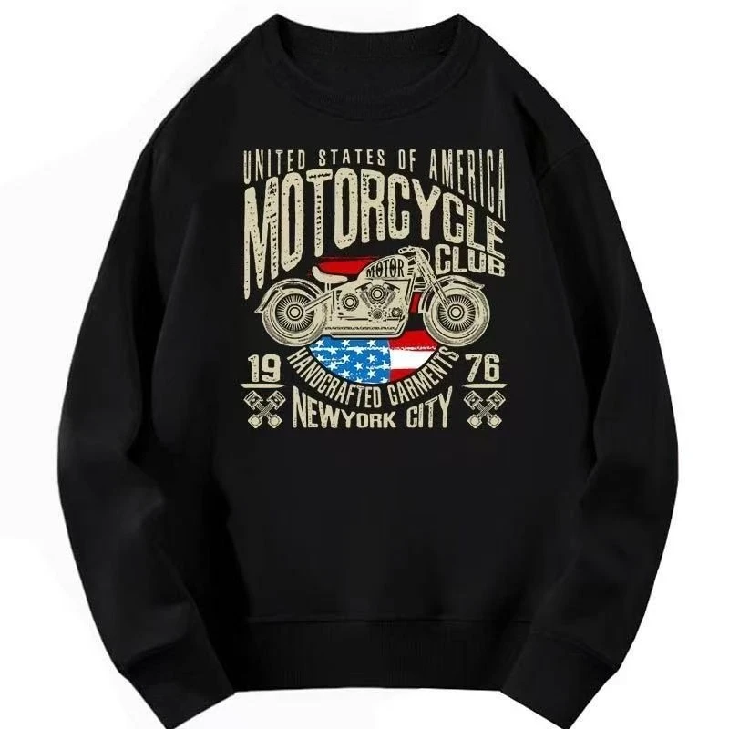 

May Kaji Ретро Локомотив с принтом, пуловер с круглым вырезом, свитер, мужская спортивная повседневная рубашка с длинными рукавами, куртка, уличная одежда