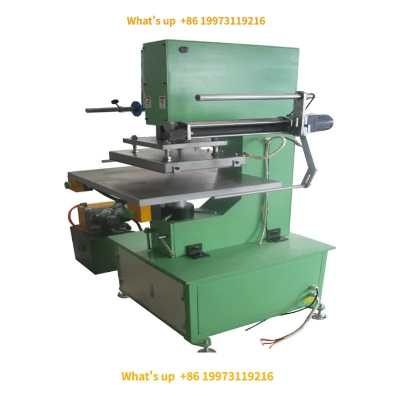 2026 Automatic 60 Tons Hydraulic Hot F oil Stamping Machine 220V Letterpress New Heat Transfer Pump Core for Paper Food Pac