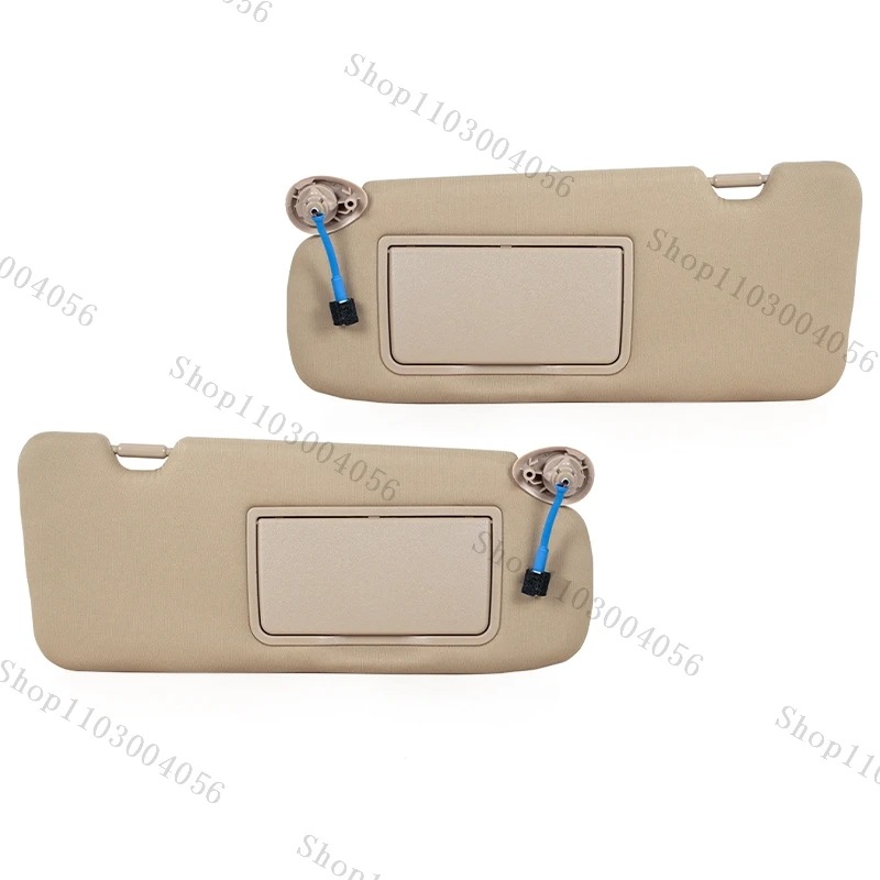 Beige Sun Visor Auto Parts Panel Sunvisor With Makeup Mirror Light For Honda CRV 2017 2018 2019 2020-2022