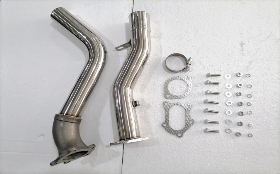 For     02-07 Impreza WRX EJ205 EJ225 STi EJ257 2.0T 2.5T Turbo Exhaust Downpipe 3