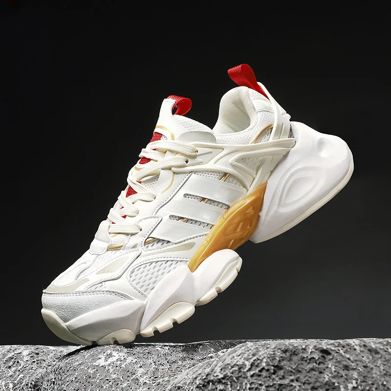 

Мужская осенне-зимняя новинка, спортивная повседневная обувь с низким берцем и мягкой подошвой, легкая дышащая сетка - модные уличные походные ботинки