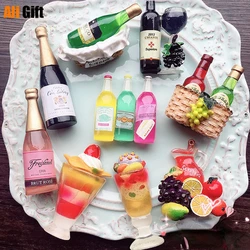 Creative Basket Fruit Juice Cup Bread Wine Aromas Refrigerator 3D Fridge Magnet Sticker Kitchen Decoration Accessories Magnets