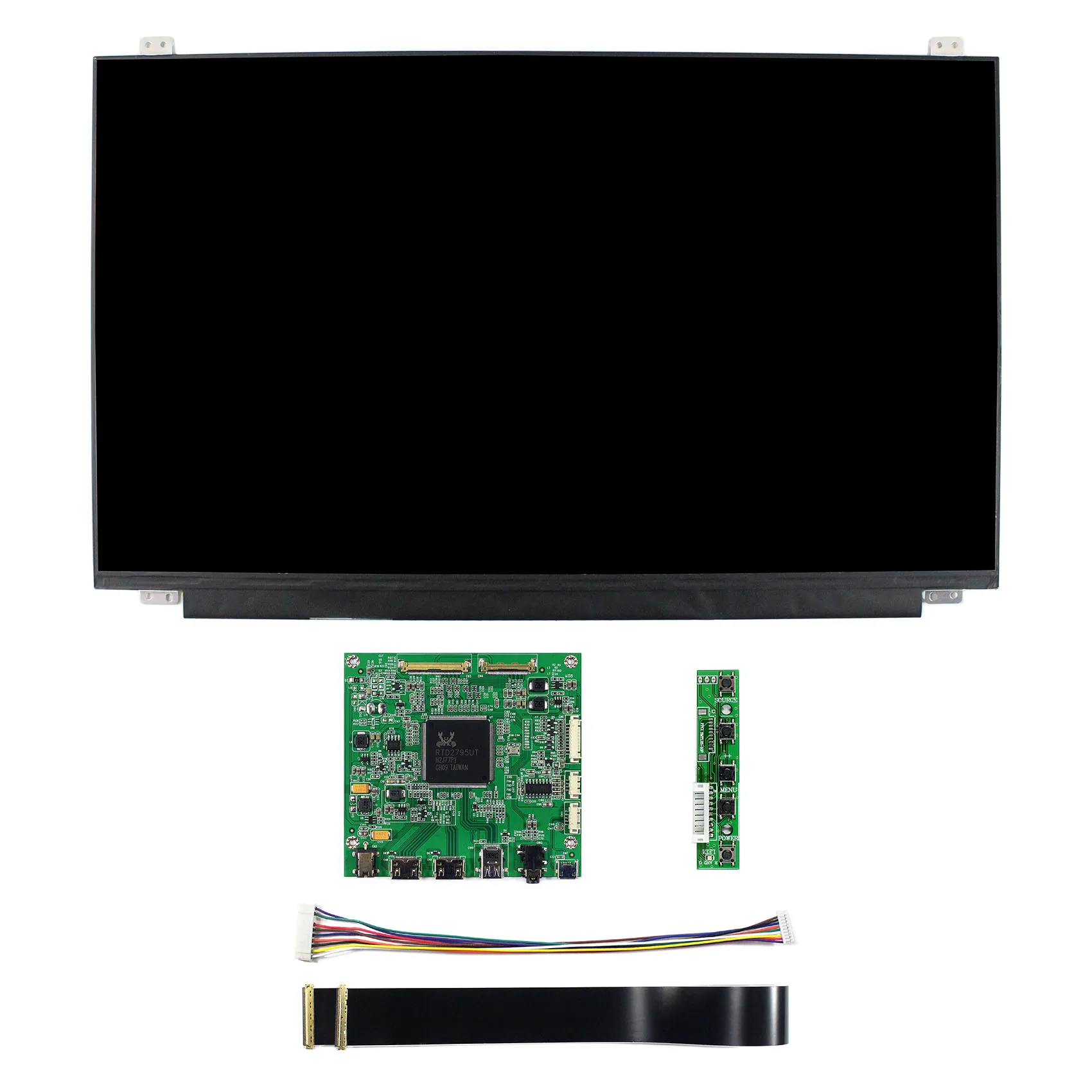 40Pin Edp Lcd Controller Board and B156Zan02.3 156 Inch Lcd Ips Screen High Resolution Flexible Lcd Display 3840X2160