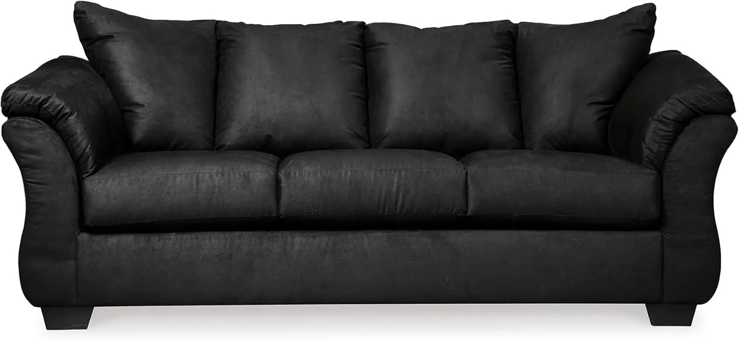 

Darcy Classic Contemporary Sofa, Black