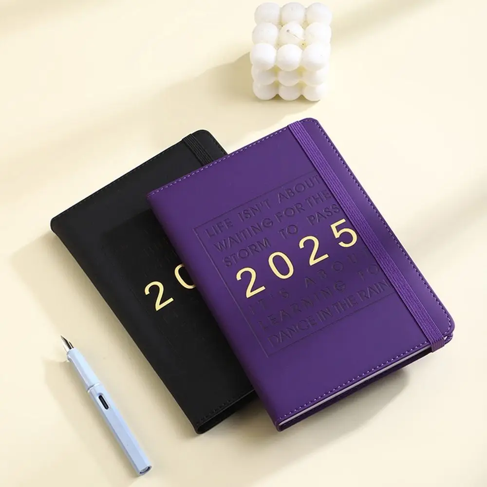 English 2025 Schedule Planner Notepad 12 Months Taking Notes A5 Agenda Notebook Academic Weekly Agenda Diary Notepad