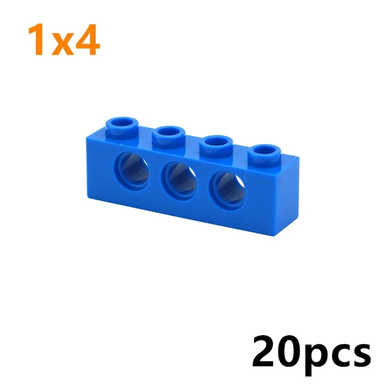 DIY Parts Compatible Assembles Particles 3701 1x4 With 3 Holes MOC Technical Building Blocks Educational Creative Toys For Kids