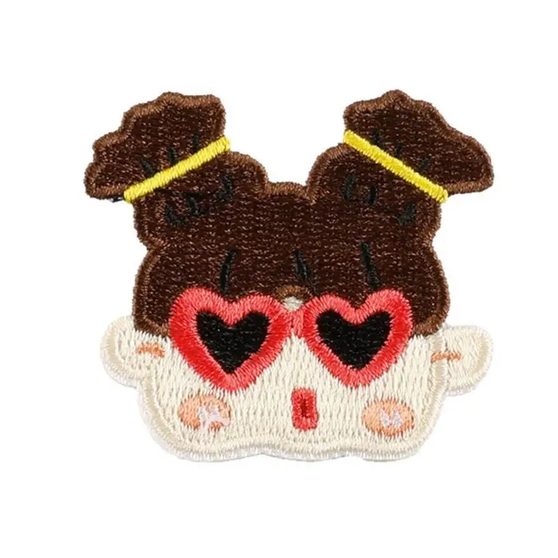 39bd 10pcs Patches textiles brodées pour décoration projets vêtements pour enfants thème