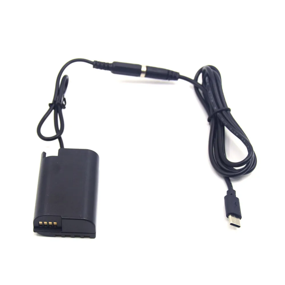 Acoplador de CC DCC17 para DMW-BLK22, batería ficticia de 5,5x2,1mm, hembra + PD, Cable de alimentación USB tipo C de 9V para Panasonic G9 GH6 GH5II DC-S5 S5GK, nuevo