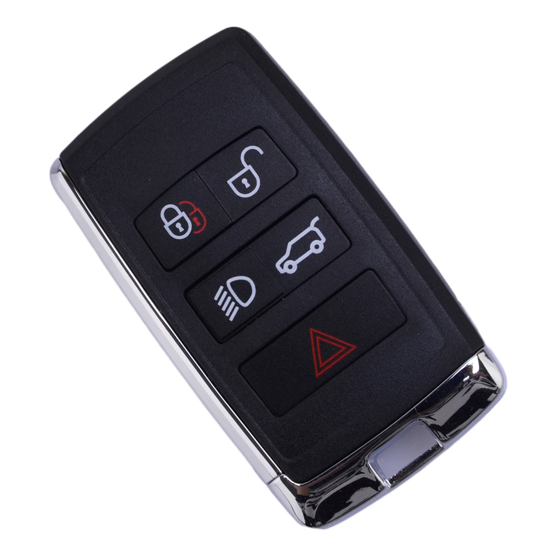 5 Buttons Car Auto Smart Remote Key Fob Shell Keyless Entry Control Case Cover Fit for Jaguar Land Rover 2018 2019 2020 2021