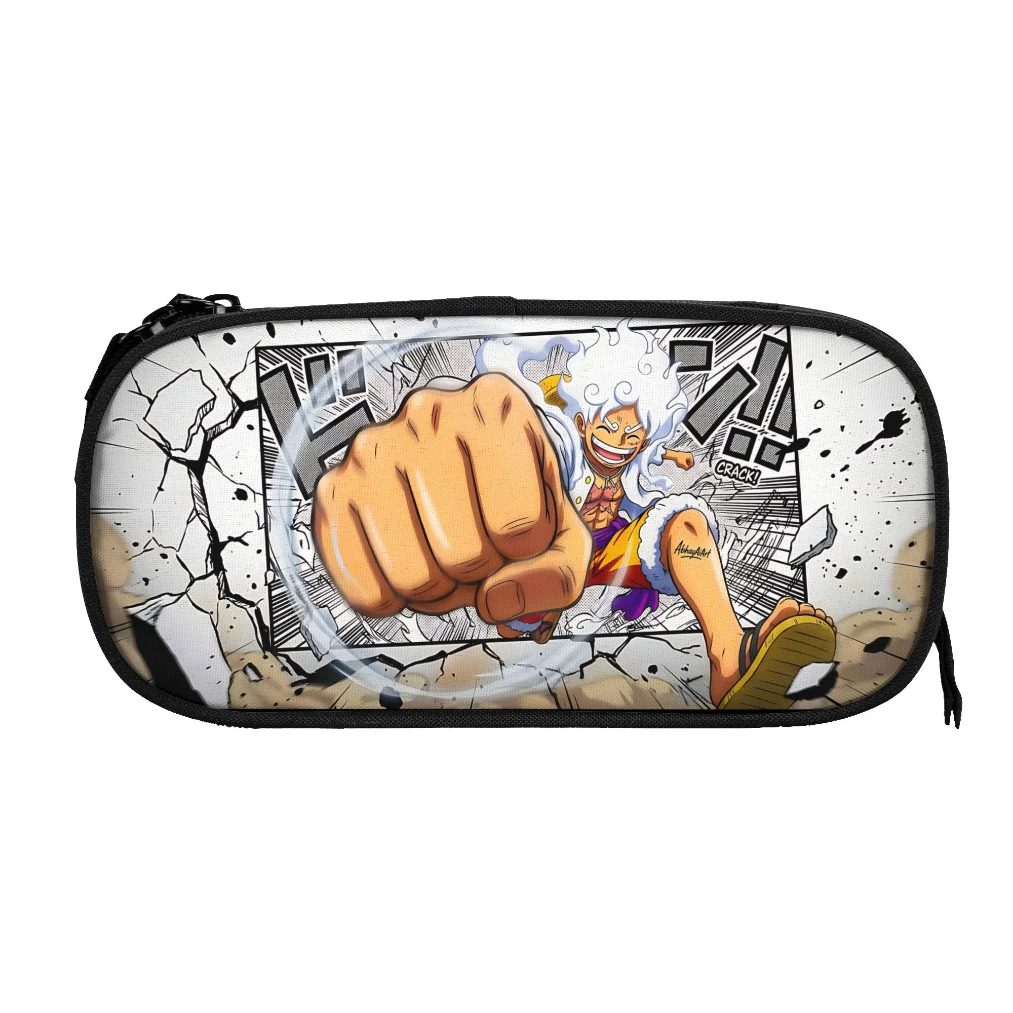 Custom Anime One piece Theme Large Capacity Bags for Child  Handheld Study Bag for Boys Gilrs Kids