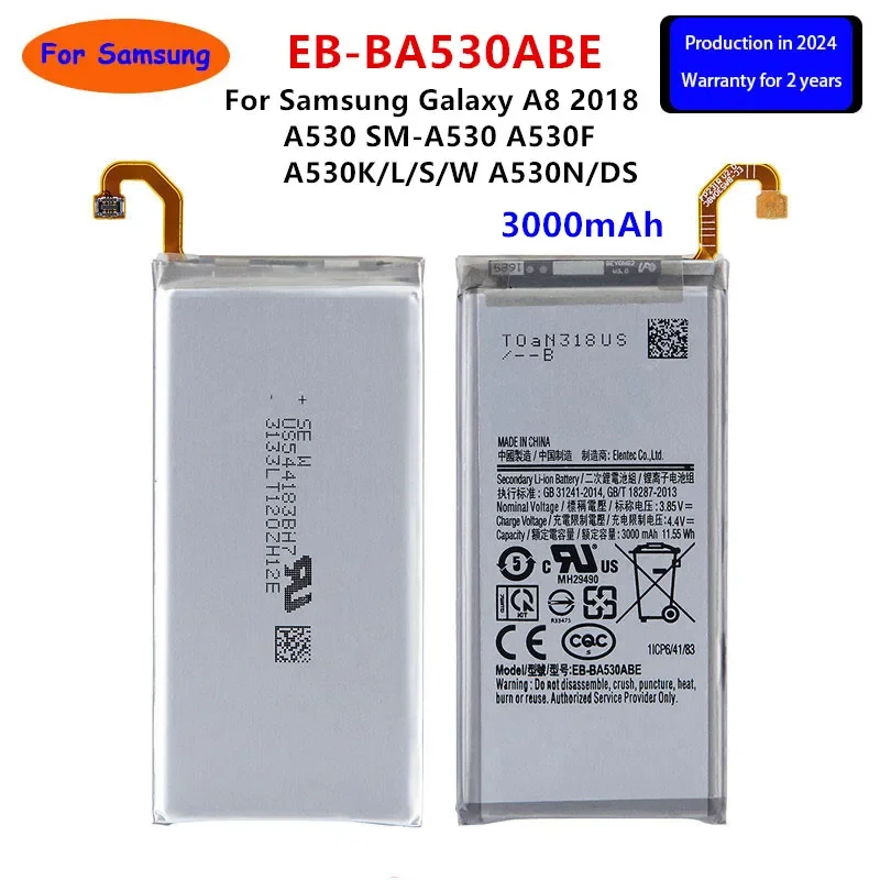 

Brand New EB-BA530ABE 3000mAh Battery For Samsung Galaxy A8 2018 A530 SM-A530 A530F A530K/L/S/W A530N/DS Batteries