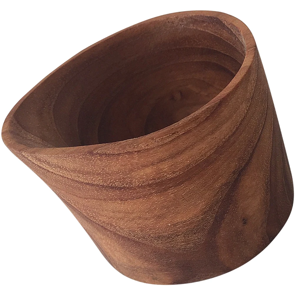 

Mini Wooden Milk Cup Safe Material Smooth Surface Easy Clean Coffee Cups Breakfast Holder Portable Mug