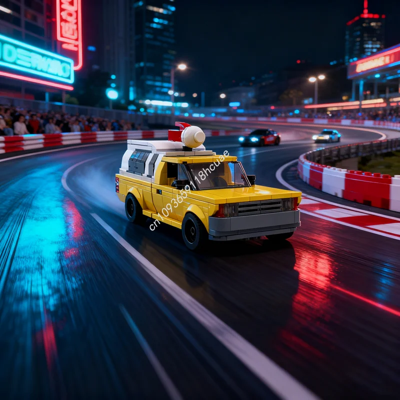 

358 шт. MOC Pizza Planet Truck City Champions Модель Строительные блоки Креативная игрушка Образовательный рождественский подарок Кирпич Детский день рождения