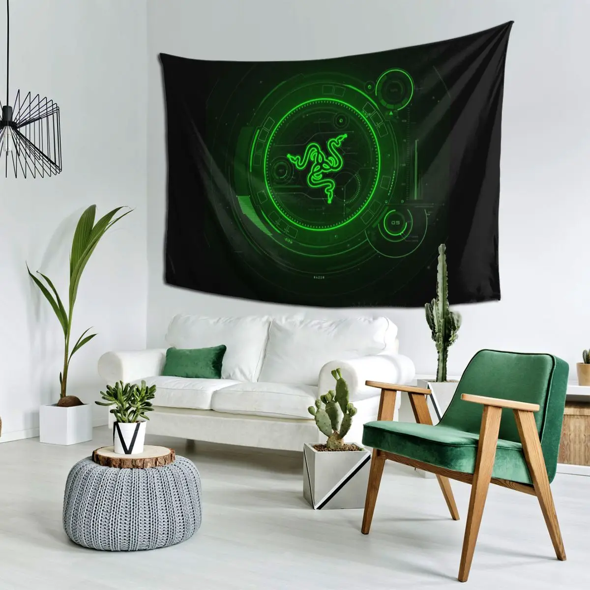 Razer Coasters Tapestry Funny Wall Hanging Aesthetic Home Decoration Tapestries for Living Room Bedroom Dorm Room