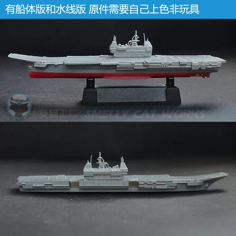 India USS Vikrant Aircraft Carrier 1/700 Resin 3D Printed Model Custom Assembled Hobby 