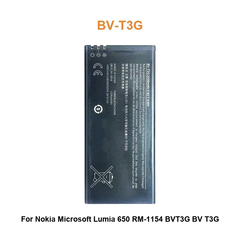 Battery For Nokia Microsoft Lumia 950 XL CityMan 940 Xl RM-1118 650 RM-1154 BVT3G BV T3G BV-T4D BV-T3G