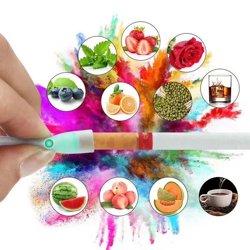 1000PCS Cigarette Explosion Beads DIY Mixed Fruit flavor with Portable Push Machine Black Ice Menthol taste Capsules Smoker Gift