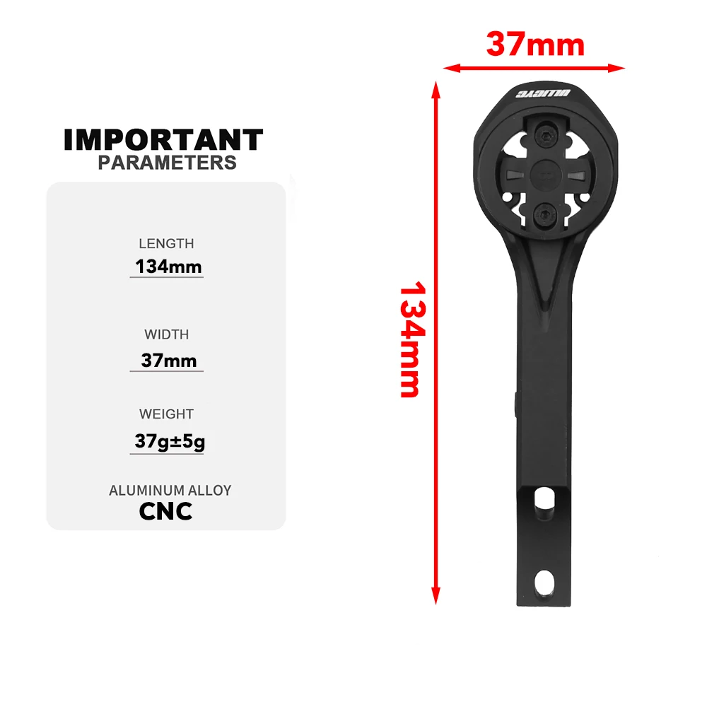 Für Syncros Fraser IC SL WC und Creston IC Cockpits: Computerhalterung aus Aluminiumlegierung mit Halterung für Gopro/Garmin/Bryton/Wahoo, ULLICYC. – Detail 1