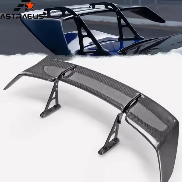 

For Subaru BRZ Toyota GR86 Carbon Fiber Rear Spoiler Wing Trunk on Rear Bumper with Double Deck Car Make ZD8 ZN8